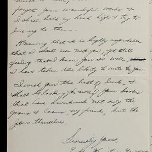 a page of handwritten text