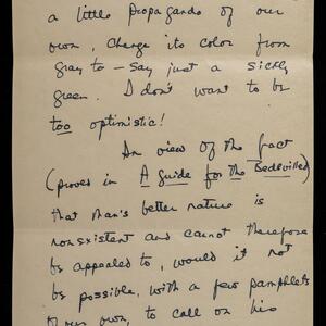 a page of handwritten text