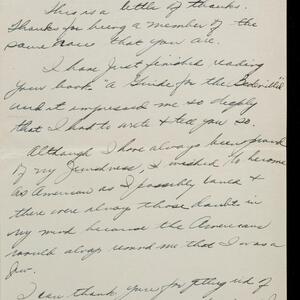 a page of handwritten text