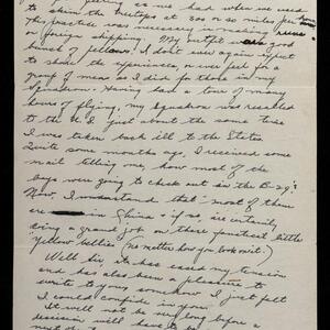 a page of handwritten text