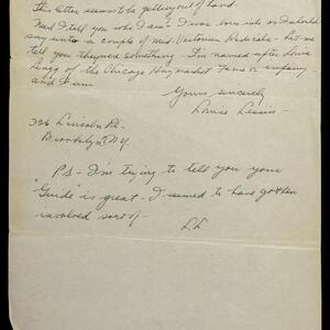 a page of handwritten text