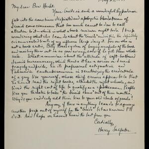 a page of handwritten text