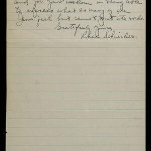 a page of handwritten text