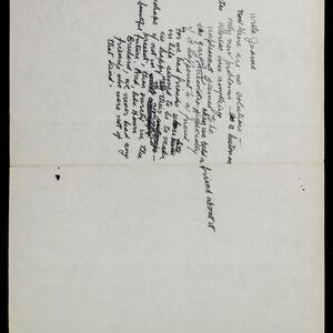 a page of handwritten text