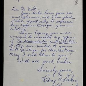 a page of handwritten text