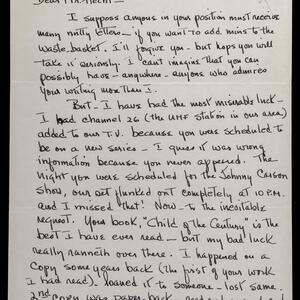 a page of handwritten text