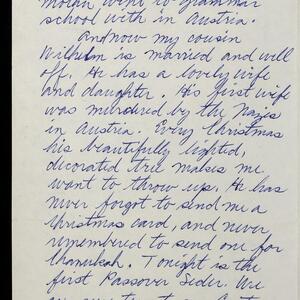 a page of handwritten text