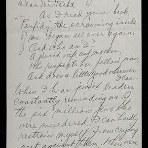 a page of handwritten text