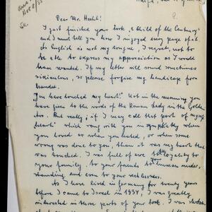 a page of handwritten text