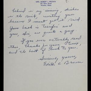 a page of handwritten text