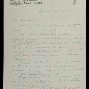 a page of handwritten text