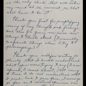 a page of handwritten text