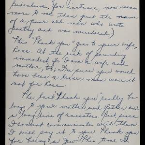 a page of handwritten text