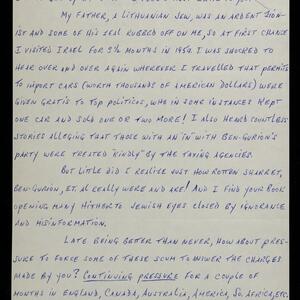 a page of handwritten text