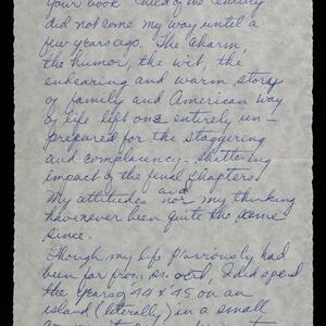 a page of handwritten text