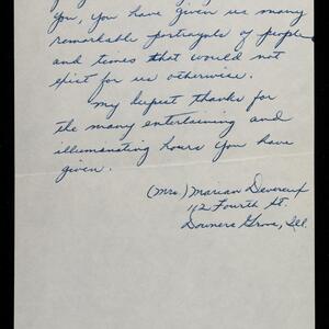 a page of handwritten text