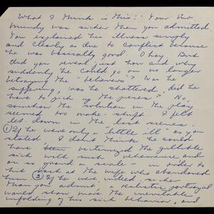 a page of handwritten text