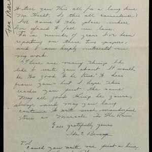 a page of handwritten text