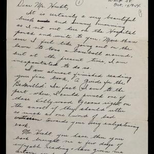 a page of handwritten text