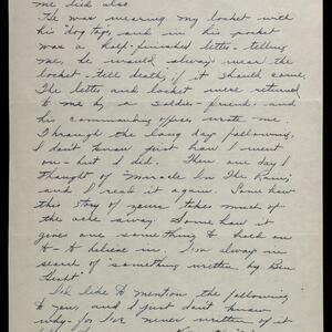 a page of handwritten text