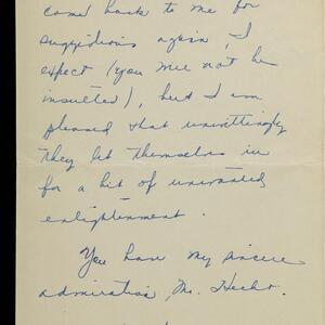 a page of handwritten text