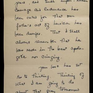 a page of handwritten text