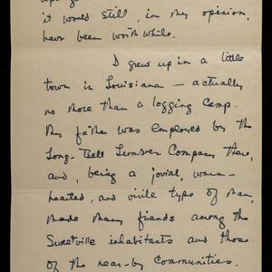 a page of handwritten text