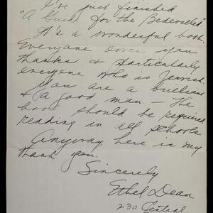 a page of handwritten text