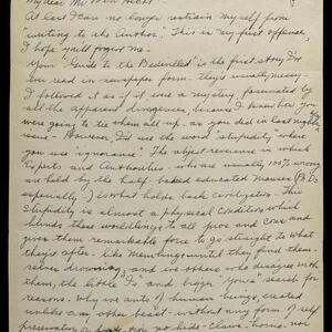 a page of handwritten text