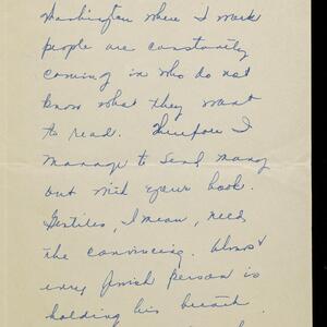 a page of handwritten text