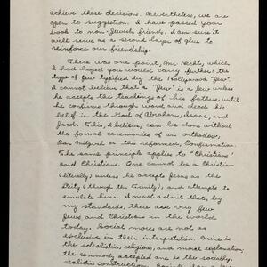 a page of handwritten text