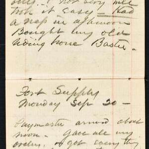 a page of handwritten text