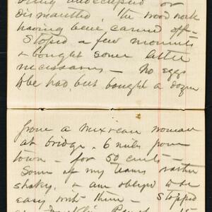 a page of handwritten text