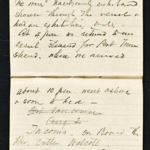 a page of handwritten text