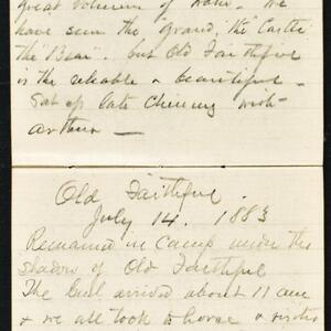 a page of handwritten text