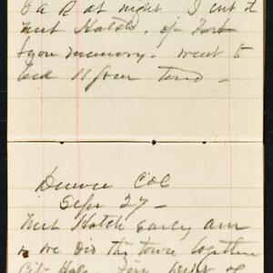 a page of handwritten text