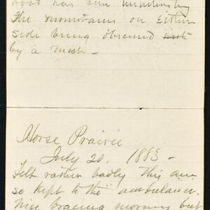 a page of handwritten text