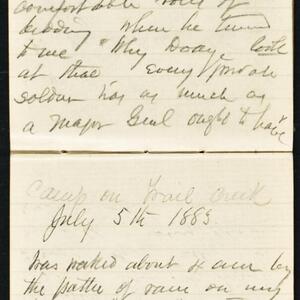 a page of handwritten text