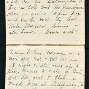 a page of handwritten text