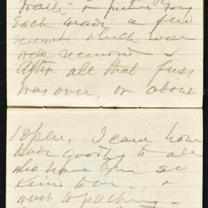 a page of handwritten text