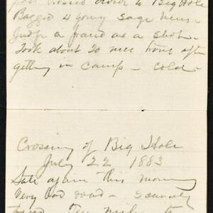 a page of handwritten text