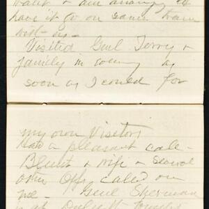 a page of handwritten text