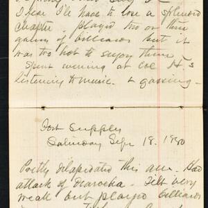 a page of handwritten text