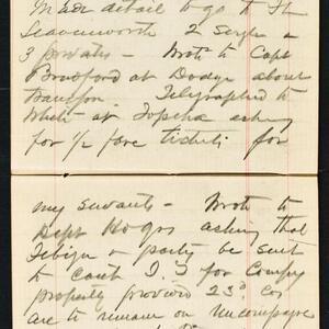 a page of handwritten text