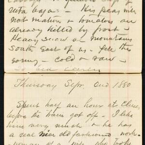 a page of handwritten text