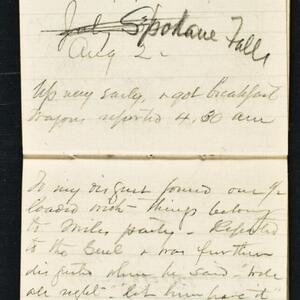 a page of handwritten text