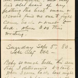 a page of handwritten text