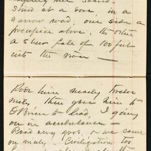 a page of handwritten text