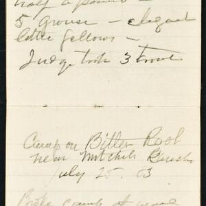 a page of handwritten text