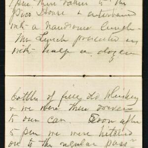 a page of handwritten text